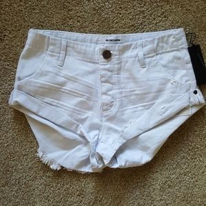 One Teaspoon white shorts